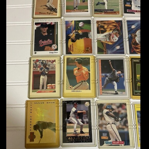 Lot of 30 baseball cards Thomas, Clemens, Fryman, Piazza, McGriff, Palmeiro, - Picture 4 of 12